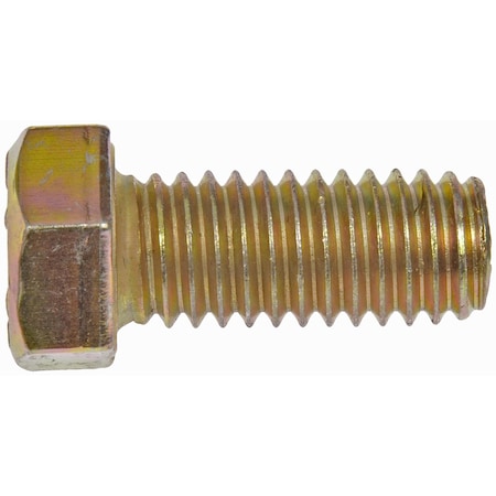Dorman Grade 8, 7/16"-14 Hex Head Cap Screw, Zinc Yellow Steel, 1 in L 960-311D